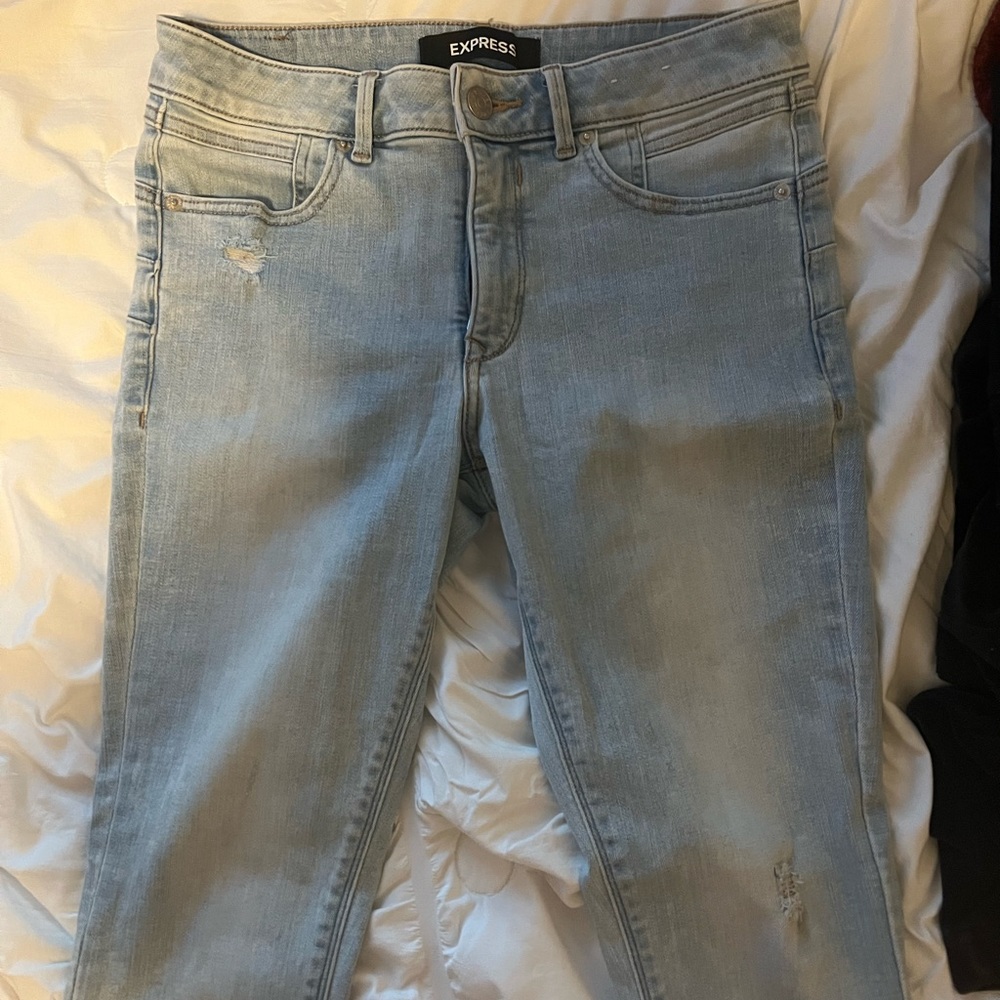 Express light wash denim